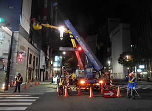 屋外広告看板・店舗用看板・屋内各種プレートなどの設置工事